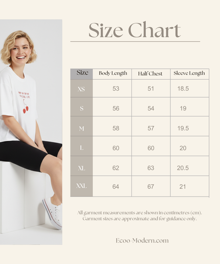 "Cherry on top of a beautiful life"  Cropped T-Shirt | Relaxed fit | Organic cotton and premium construction.