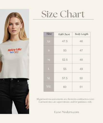 "Spicy Life"   Boxy Oversized Fit, Heavy Weight, 240 GSM