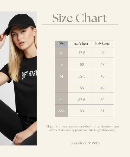 "Soft Hearts"   Boxy Oversized Fit, Heavy Weight, 240 GSM