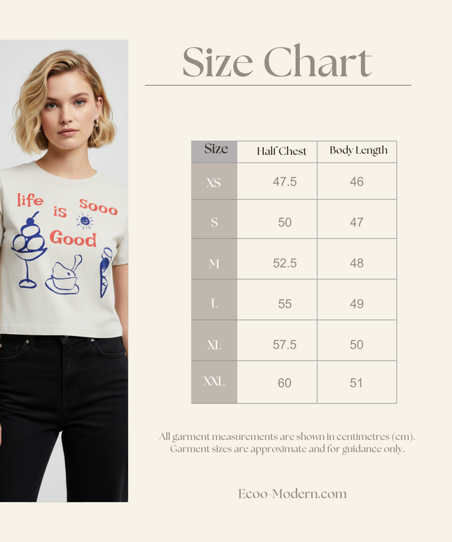 "Life is Sooo Good"   Boxy Oversized Fit, Heavy Weight, 240 GSM