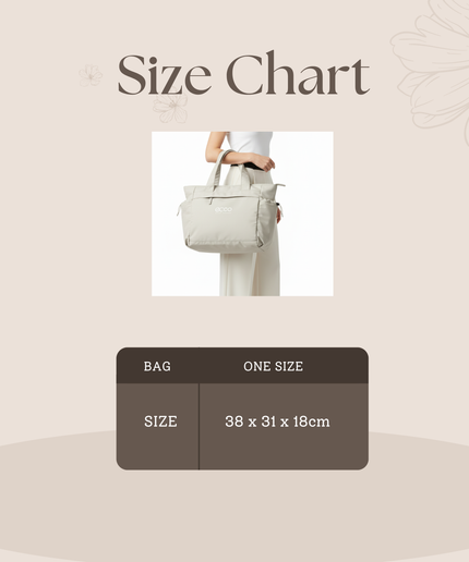 Oversized tote  | Natural Stone|  Made from  100% Recycled polyester | Lightweight fabric
