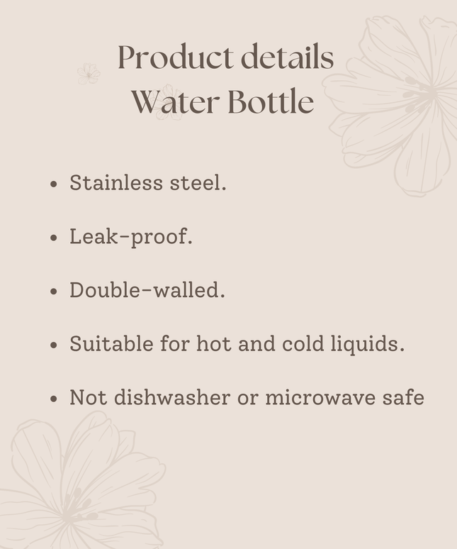 500ml Water Bottle ecoo modern