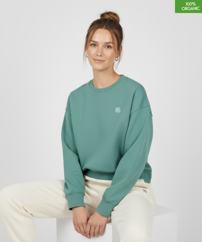 The women's crew neck sweatshirt | Green Bay | Medium fit | 300gsm