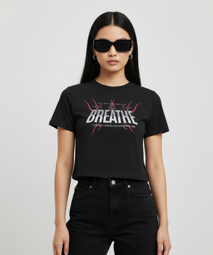 "BREATHE"   Boxy Oversized Fit, Heavy Weight, 240 GSM