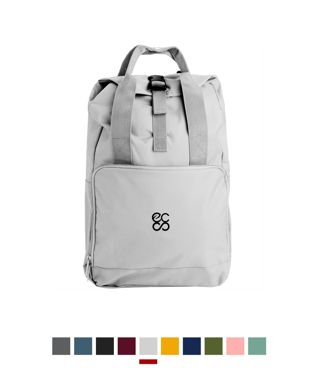 Twin Handle Roll-Top Backpack  |   Roll-top closure