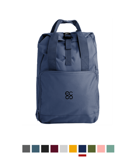 Twin Handle Roll-Top Backpack  |   Roll-top closure