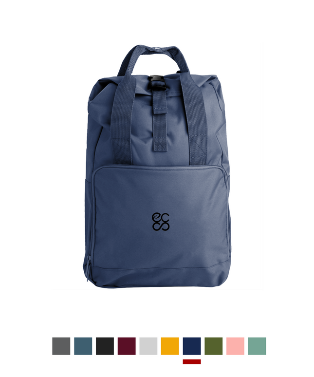 Twin Handle Roll-Top Backpack  |   Roll-top closure