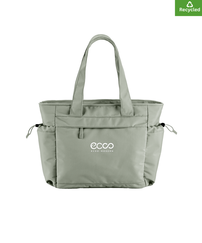 Oversized tote Bag  | Fresh Green |  Made from  100% Recycled polyester | Lightweight fabric