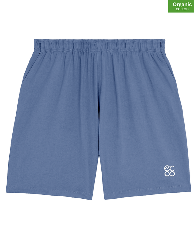 The  single jersey short | Organic cotton |  Bright Blue  | 240gsm
