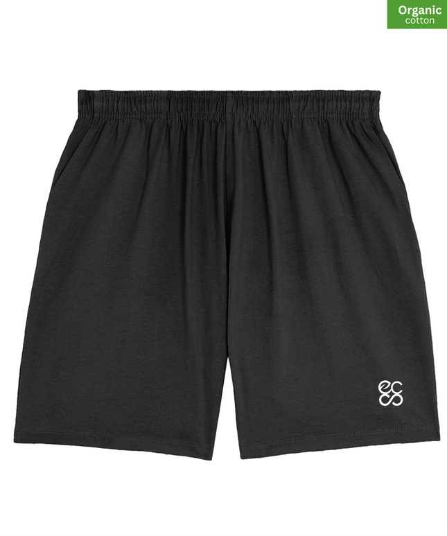 The  single jersey short | Organic cotton |  Black  | 240gsm