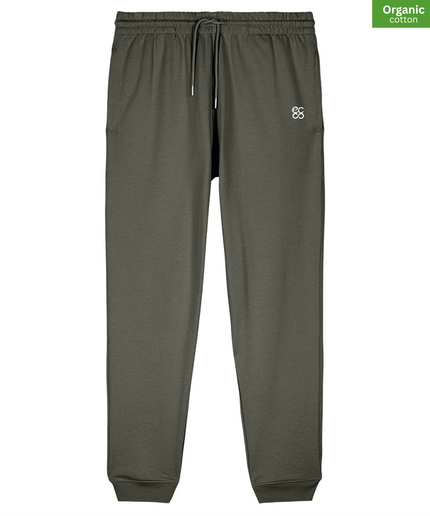 The iconic  jogger pants | Organic cotton |  Khaki  l  350gsm
