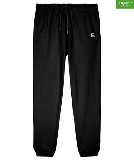 The iconic  jogger pants | Organic cotton |  Black  l  350gsm