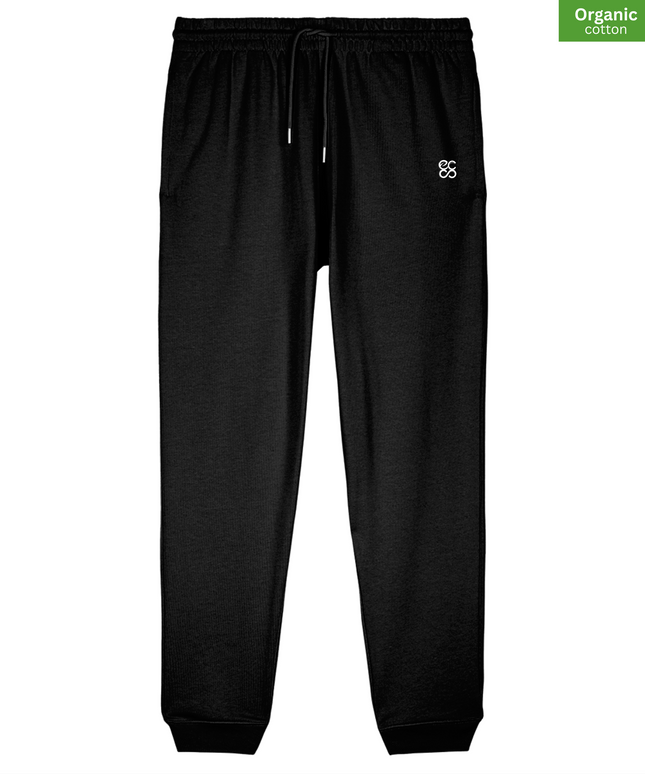 The iconic  jogger pants | Organic cotton |  Black  l  350gsm