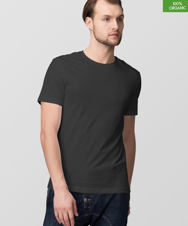 “Happy Hour on the beach-Cocktails & Drinks”   Organic cotton Black T-Shirt  l  Relaxed Fit, Heavy Weight, 240 GSM