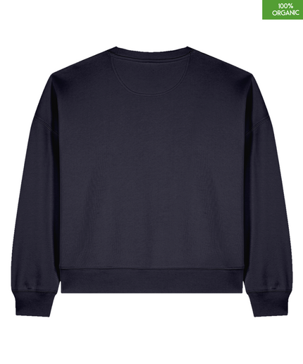 The women's crew neck sweatshirt | French Navy | Medium fit | 300gsm