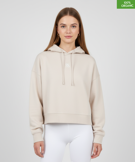 Organic cotton Hoodie sweatshirt | Colour: ECO-Heather | Medium fit