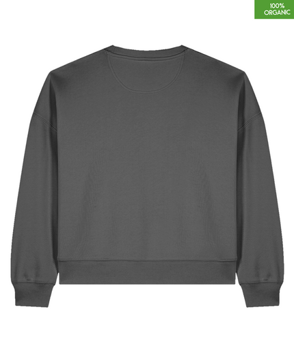 The women's crew neck sweatshirt | Anthracite | Medium fit | 300gsm