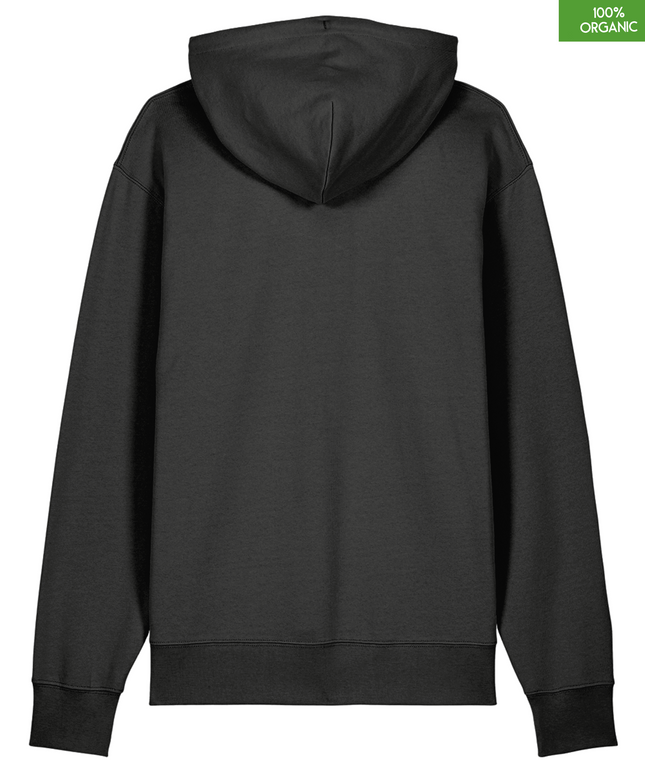 Organic Cotton Hoodie | Dark Heather Grey | Relaxed Medium Fit.