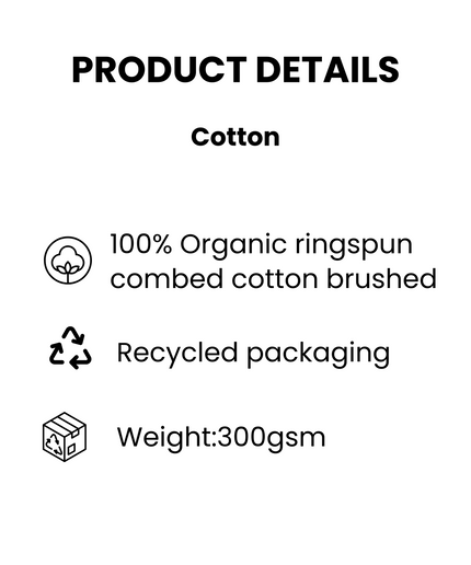 Organic Cotton Hoodie | Dark Heather Grey | Relaxed Medium Fit.