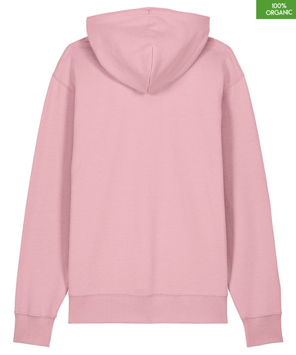 Organic Cotton Hoodie | Cotton Pink | Relaxed Medium Fit.