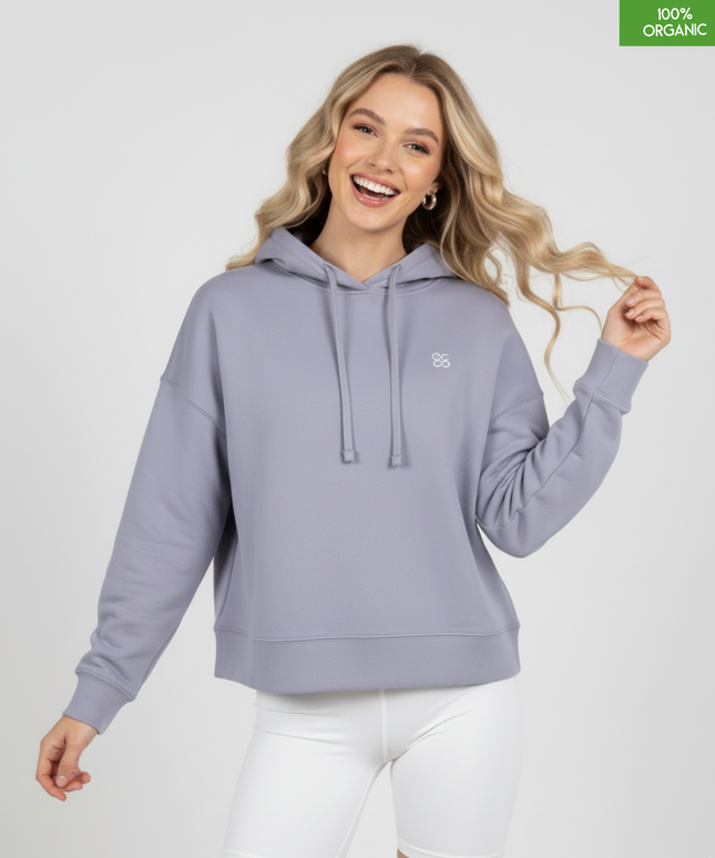Organic cotton Hoodie  | Lavender | Medium fit