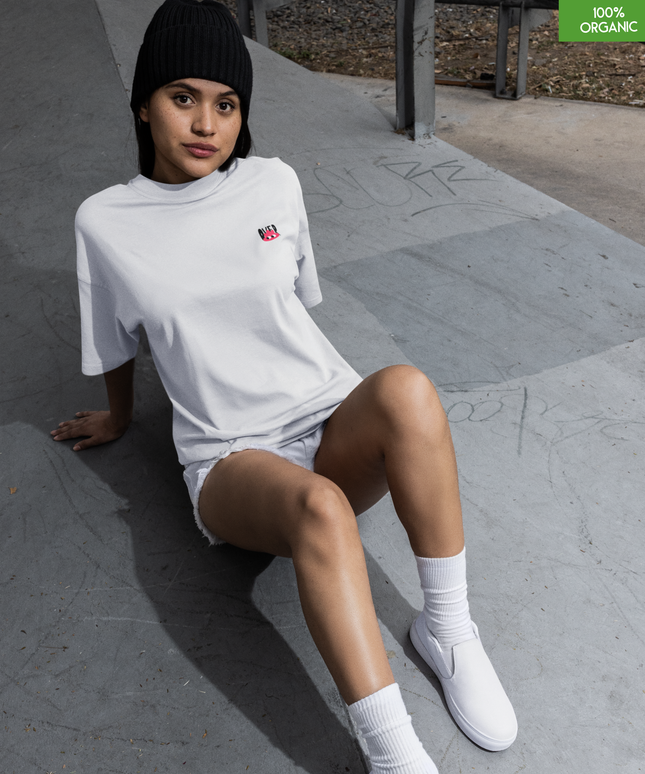 “Overthinking” Oversized Graphic T-Shirt — Playful Mental Health Design