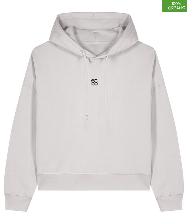 Organic cotton Hoodie sweatshirt | Colour: Heather Grey | Medium fit
