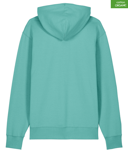 Organic Cotton Hoodie | Pool Blue | Relaxed Medium Fit.