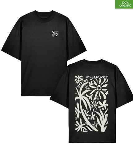 Oversized “Define Creativity” Organic Cotton T-Shirt