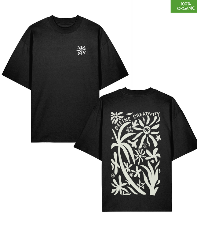 Oversized “Define Creativity” Organic Cotton T-Shirt