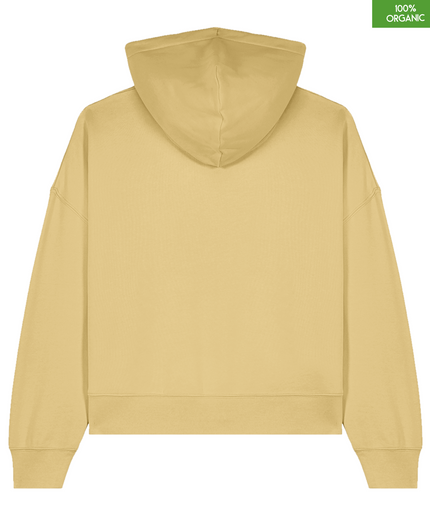Organic cotton Hoodie  | Viva Yellow | Medium fit