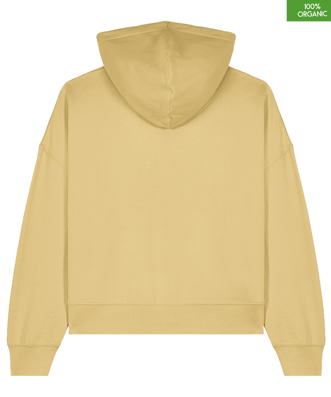 Organic cotton Hoodie  | Viva Yellow | Medium fit