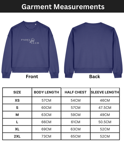 Padel Club | The women's crew neck sweatshirt  | Dusk | Medium fit | 300gsm