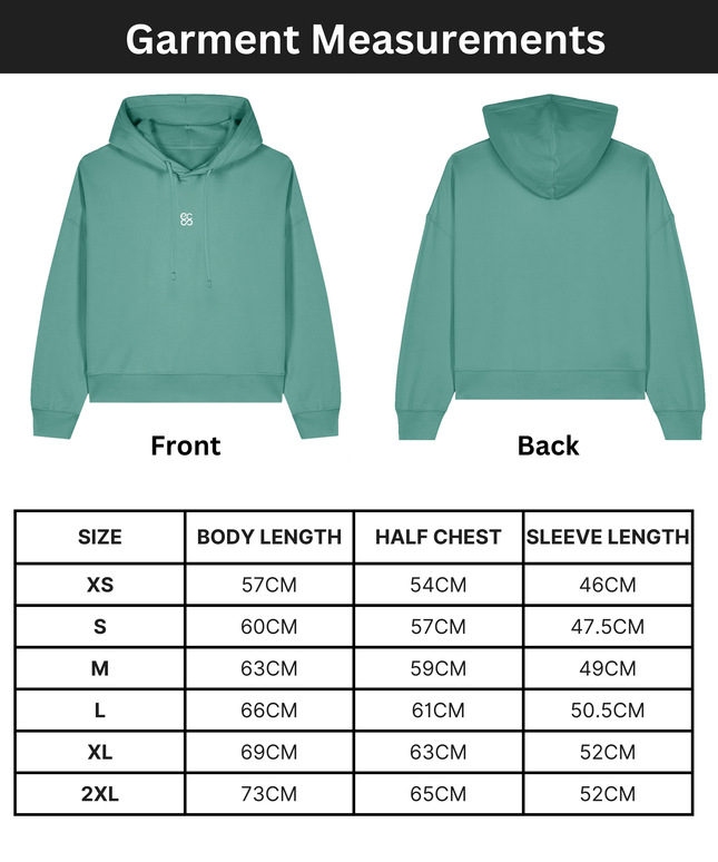 Organic cotton Hoodie  | Green Bay | Medium fit