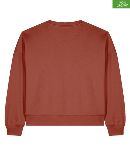 The women's crew neck sweatshirt | Heritage Brown | Medium fit | 300gsm