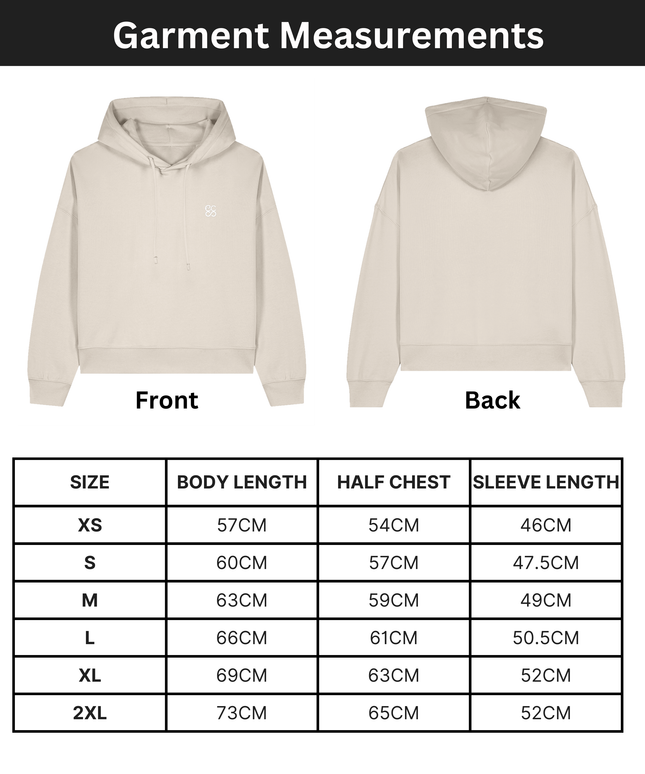 Organic cotton Hoodie  | Natural Raw | Medium fit