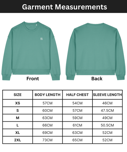 The women's crew neck sweatshirt | Green Bay | Medium fit | 300gsm