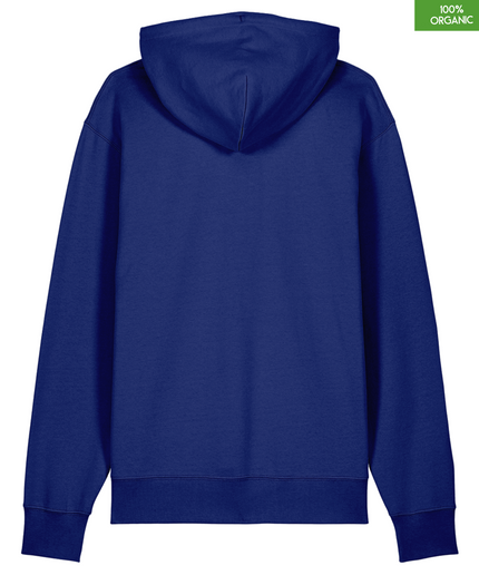 Organic Cotton Hoodie | Worker Blue | Relaxed Medium Fit.
