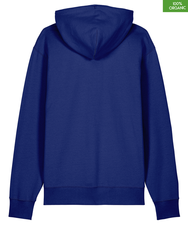 Organic Cotton Hoodie | Worker Blue | Relaxed Medium Fit.