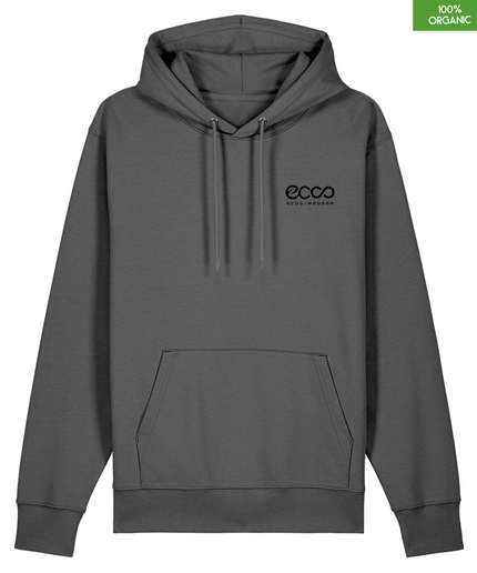 Organic Cotton Hoodie | Anthracite | Relaxed Medium Fit.