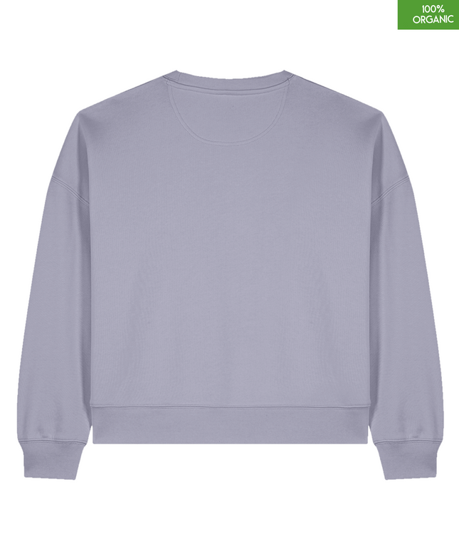 The women's crew neck sweatshirt | Lavender | Medium fit | 300gsm