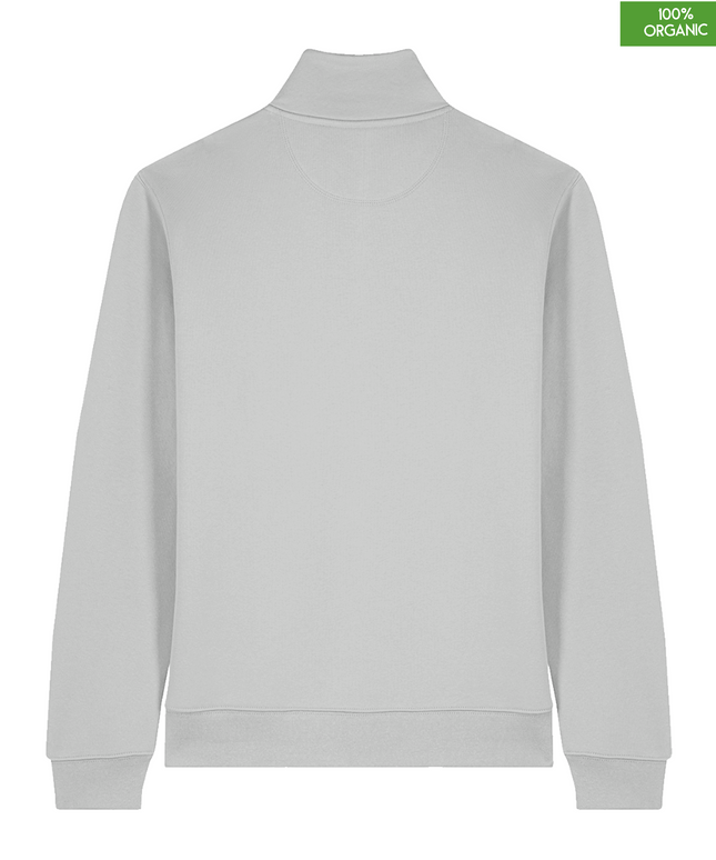 The quarter zip sweatshirt | Heather Grey | Medium Fit | 280gsm