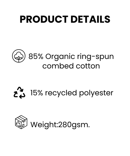 The quarter zip sweatshirt | Desert Dust | Medium Fit | 280gsm