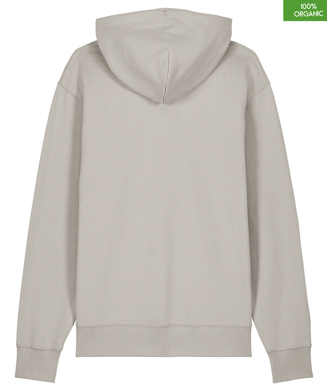 Organic Cotton Hoodie | Heather Haze | Relaxed Medium Fit.