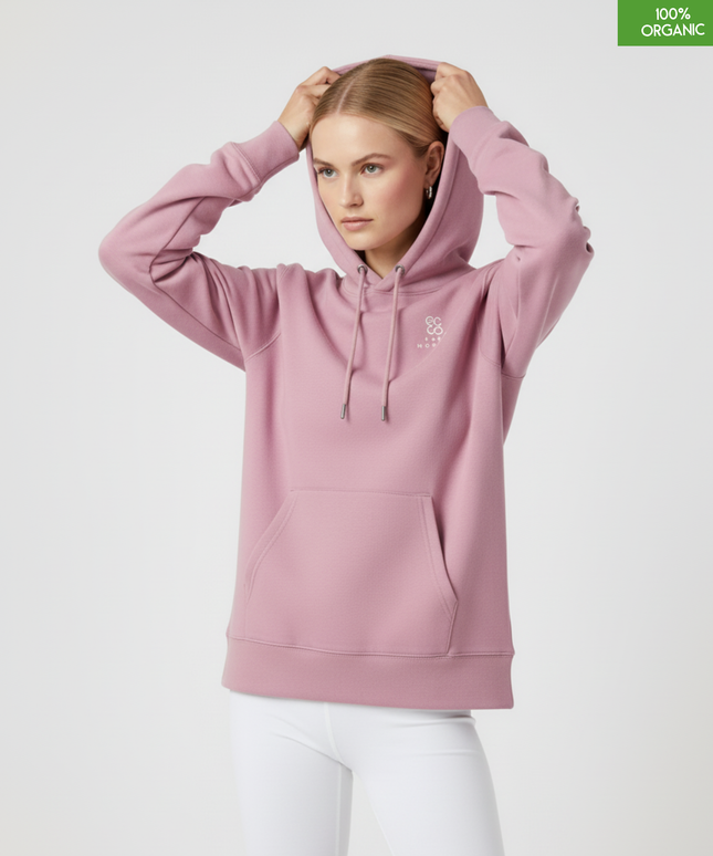 Organic Cotton Hoodie | Lilac Dream | Relaxed Medium Fit.
